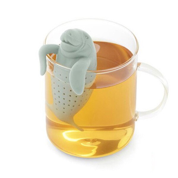 Silicone Tea Maker Mr. Manatee Tea Strainer Cute Manatee Tea Bag