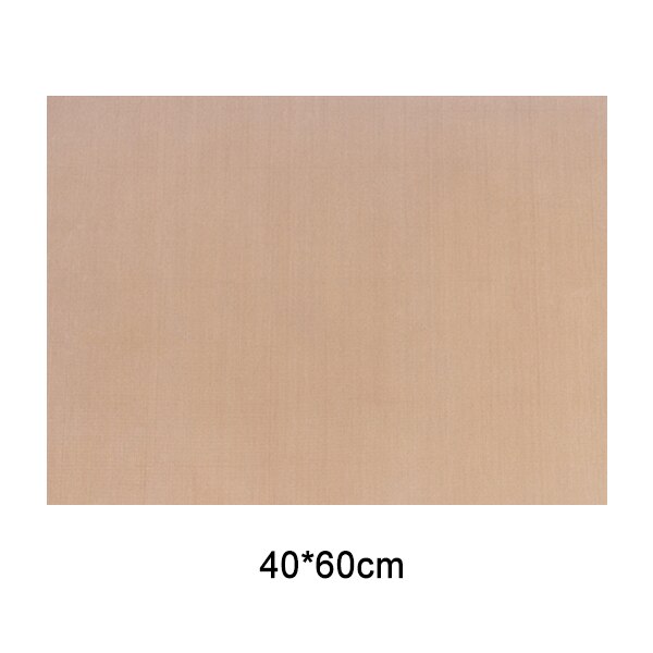 Heat Press Transfer Sheet Pad Non Stick Baking Oilcloth Craft Mat Reusable BBQ Grill Macarons Oven Rack Liner Cooking Paper: 40x60cm Coffee