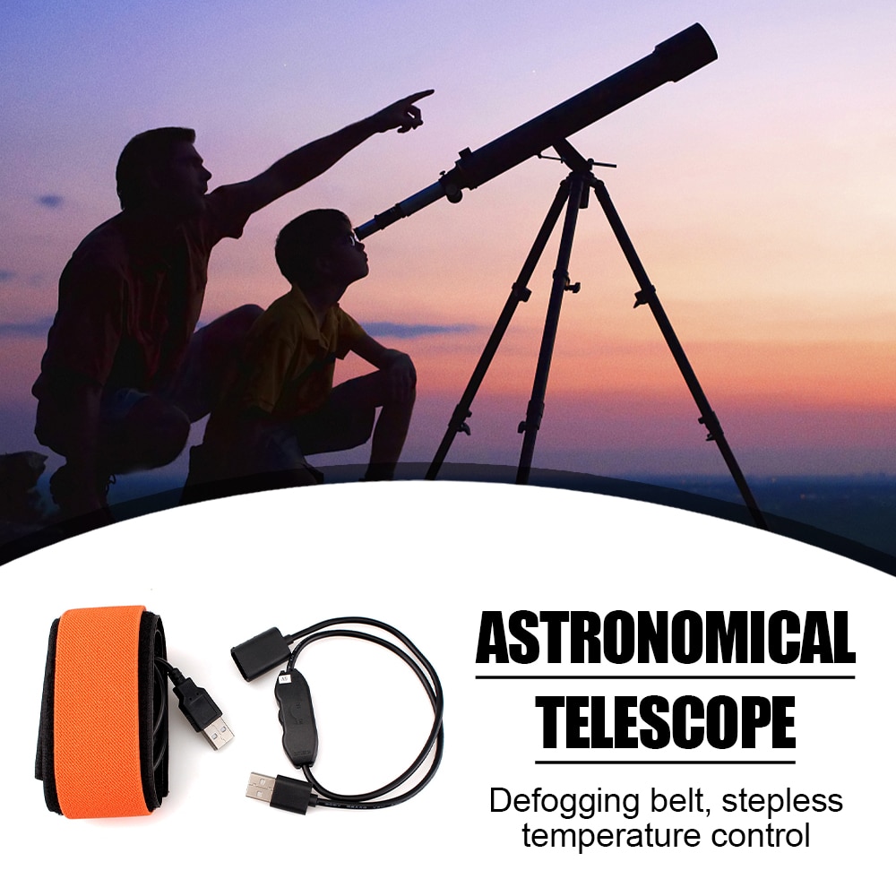 5V Dew Heater Strip Linear Temperature Control Dew Heater For Astronomical Telescopes Camera DSLR Lens Keep From Fog Dew Freeze