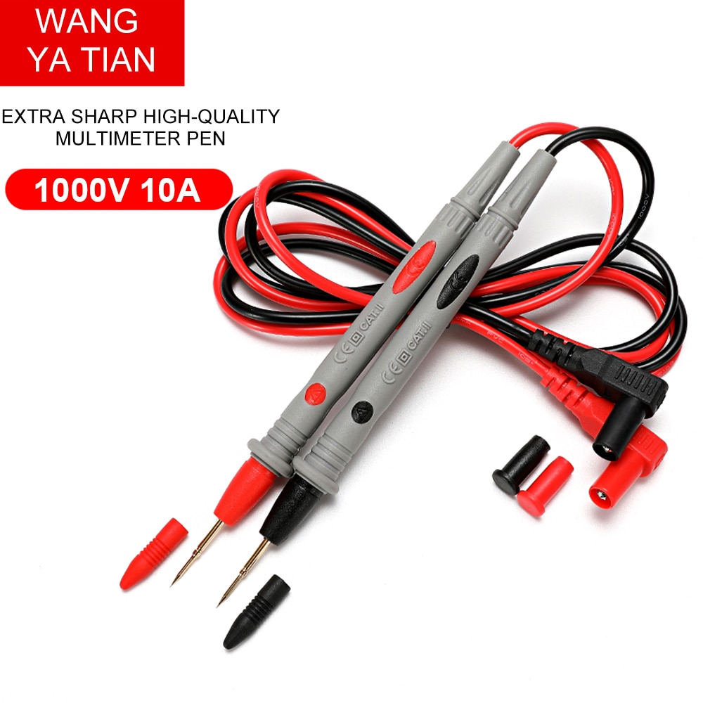 Multimeter Pen Digitale Multimeter Test Pen Lood Pin Tip Multimeter Tester Probe 20A 1000V 1 Paar