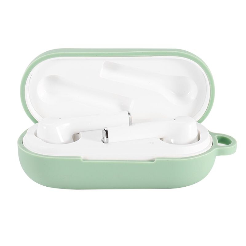 Coque Anti-chute pour écouteurs coque de protection en Silicone pour Huawei freebud 3i sans fil Bluetooth écouteurs accessoires: Green