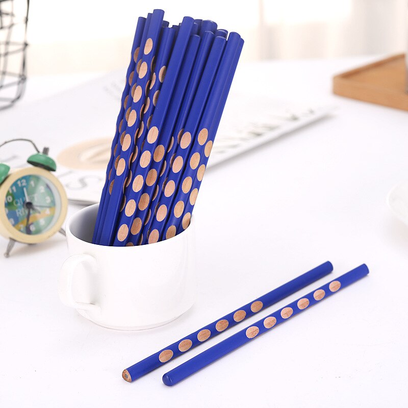 Wood HB pencil triangle pencil office school standard pencil Correction Holding a pen posture