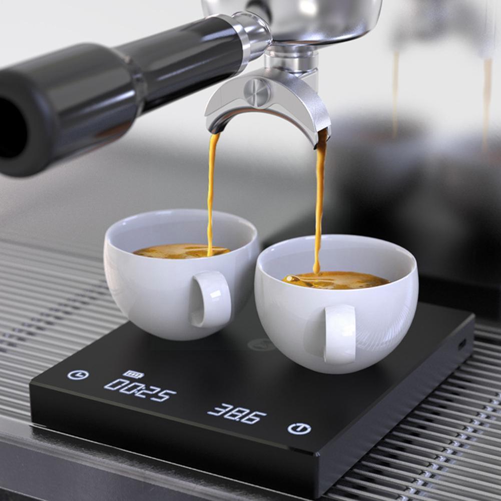 TIMEMORE GRUNDLEGENDE elektronische waage gießen über espresso Küche smart Timing skala skala 2g automatische waagen kaffee Q1G0