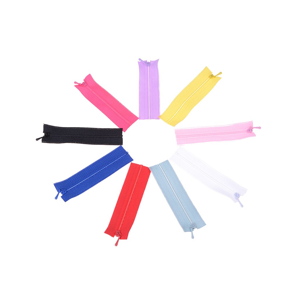 5pcs Mini Zipper Doll Clothing Zipper DIY Handmade Sewing Scrapbooking Garment Applique Accessory