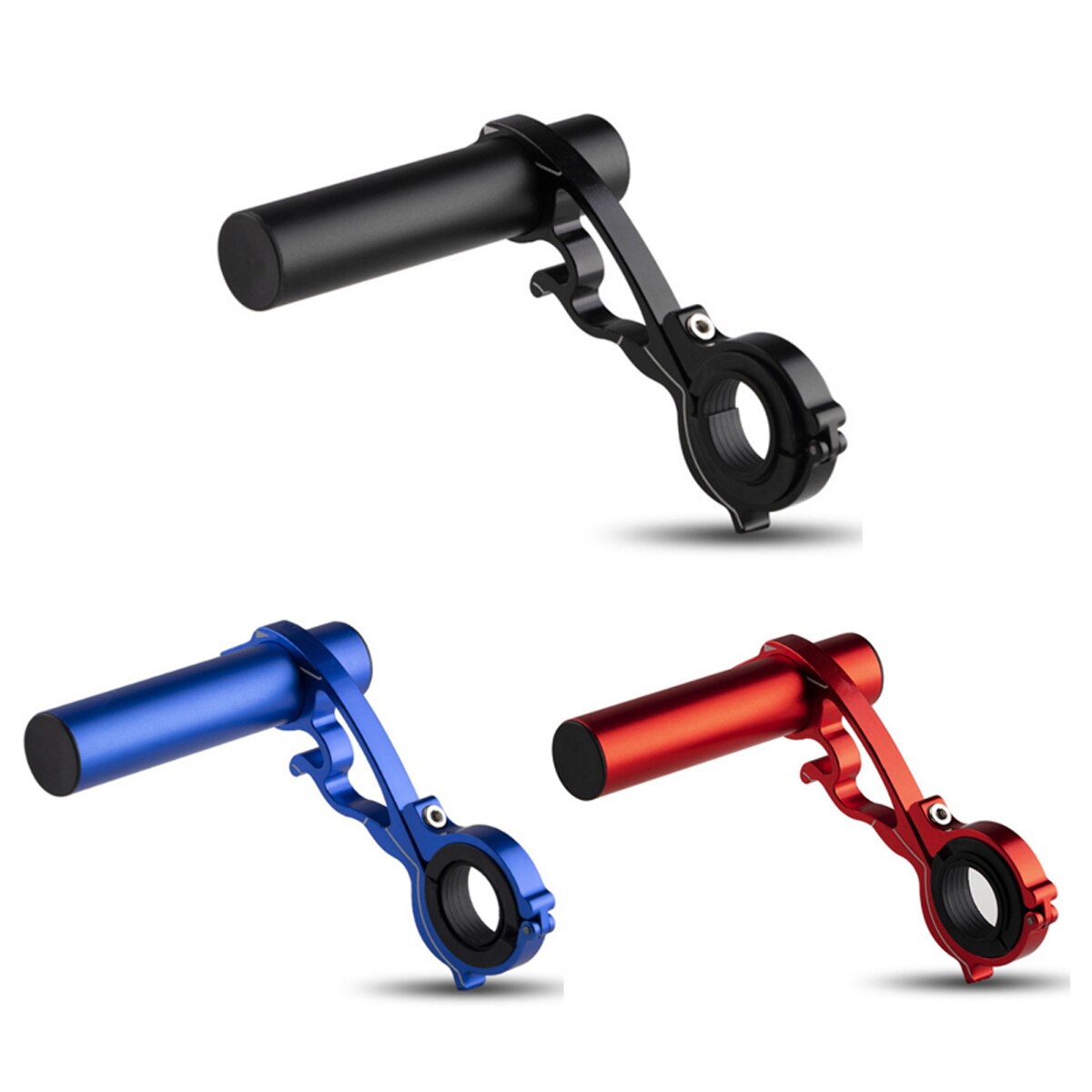 Bike Handlebar Extender,Carbon Fiber/ Aluminum Alloy Clamp Bicycle Handlebar Extension Bracket for Flashlight, GPS, Mobile Phone