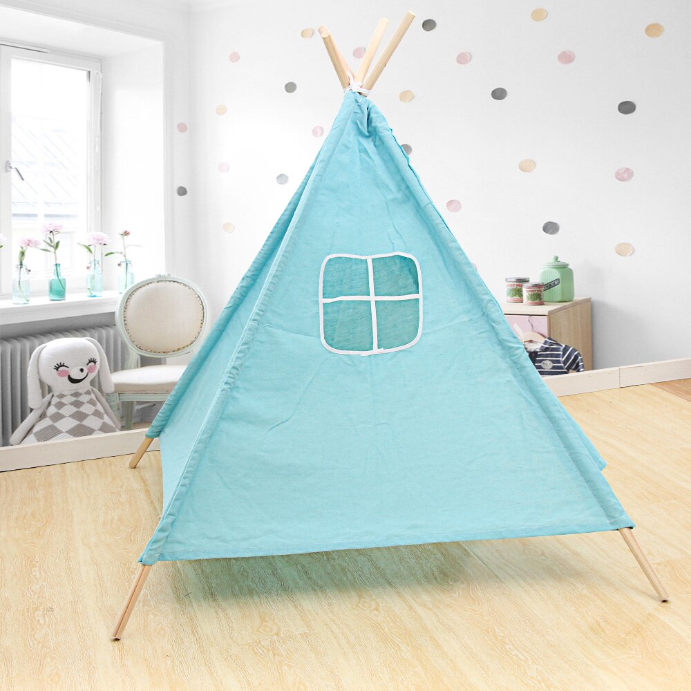 Kinderen Spelen Huis Canvas Teepee Indian Speelgoed Tent Kinderen Wigwam Indoor Outdoor Huishoudelijke Home Decor