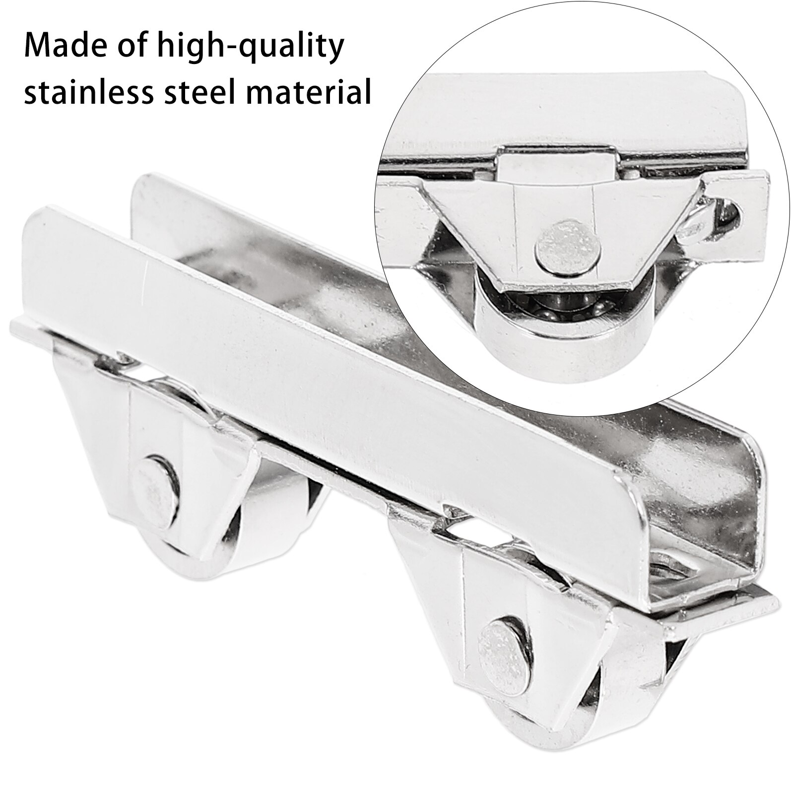10pcs Stainless Steel Sliding Door Roller Glass Sliding Door Pulley Door Wheel