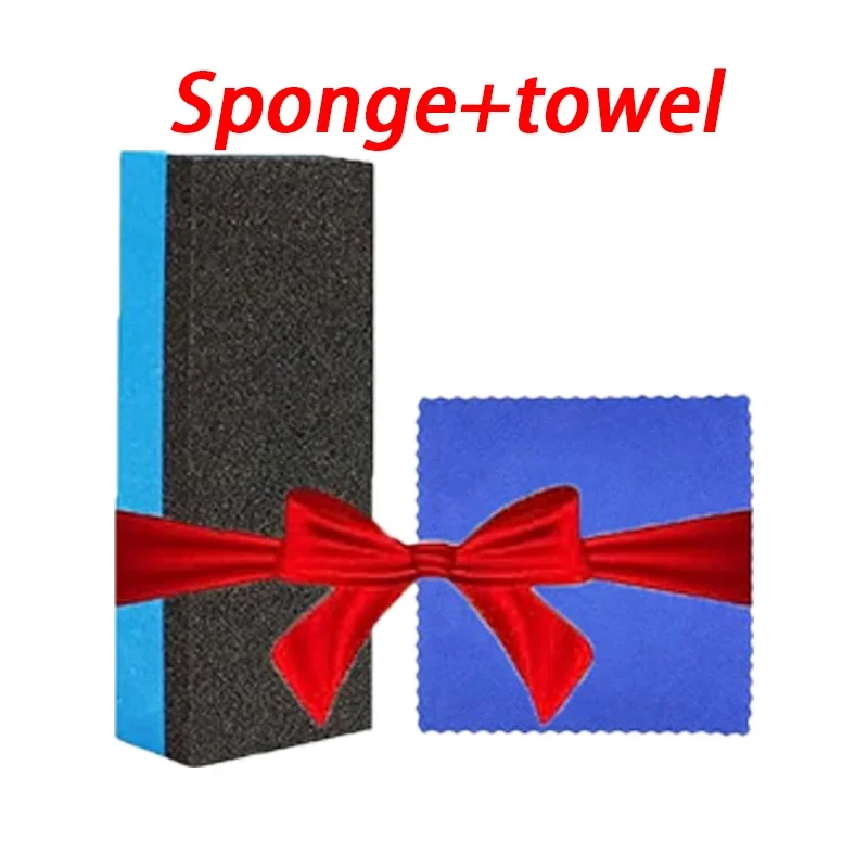 5PCS blauwe kwast voor autokrasreparatieoplossing voor het verwijderen van vlekken, krasreparatiemiddel en krasvrije was en: Blauw