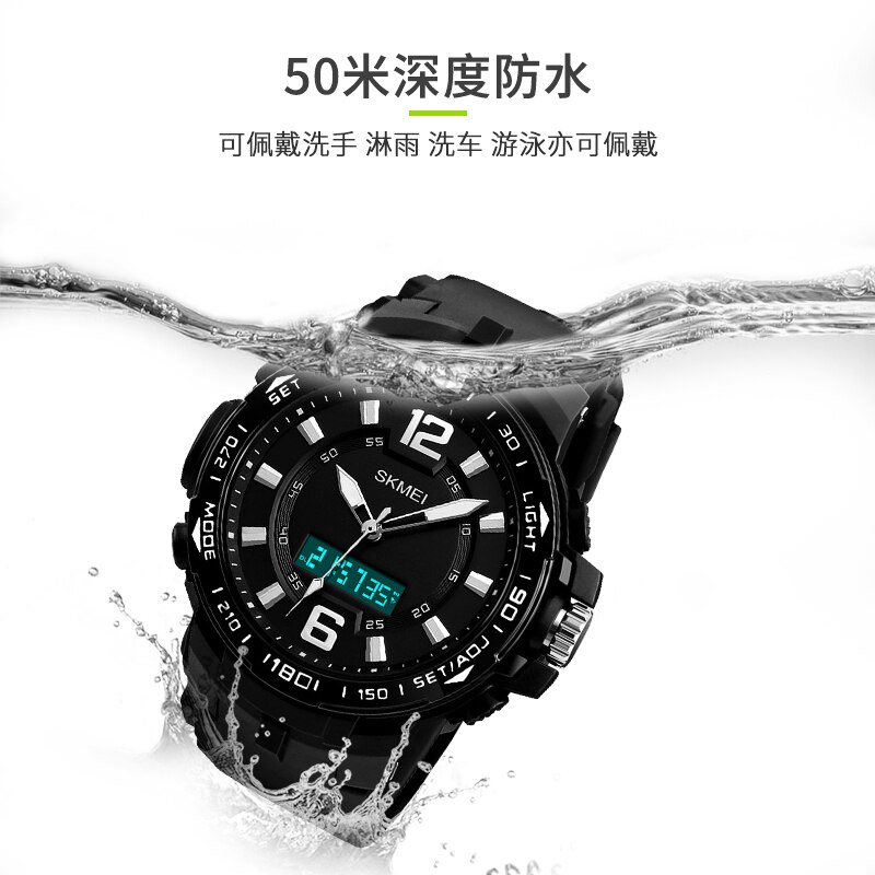 Men's night light waterproof sports electronic meter student timers