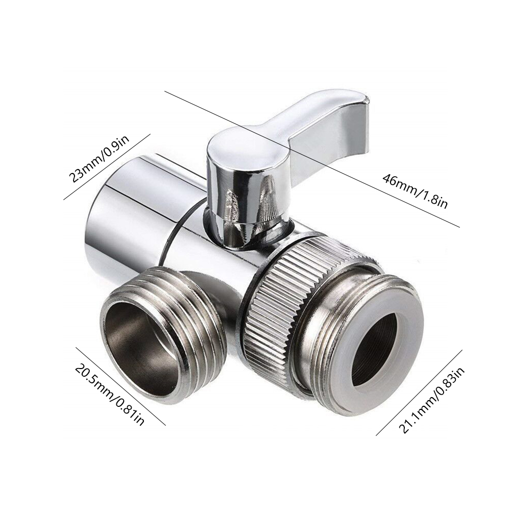1-10PCS Switch Faucet Adapter Kitchen Sink Splitter Diverter Valve Water Tap Connector Separator For Sink Toilet Bidet Shower