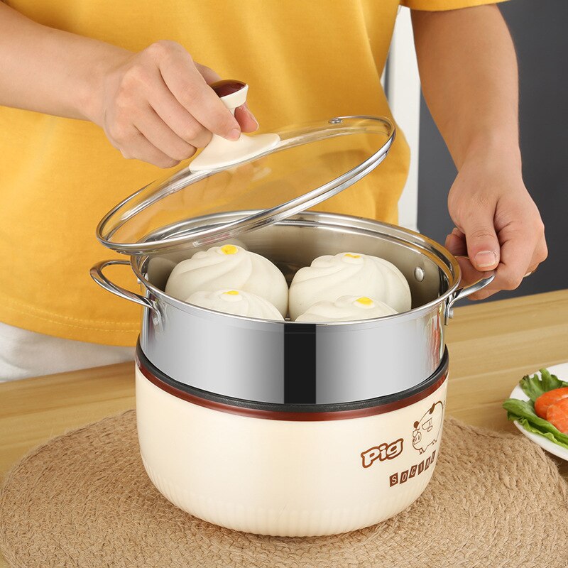 Uczeń kuchenka elektryczna mini mała patelnia elektryczna ryżowar