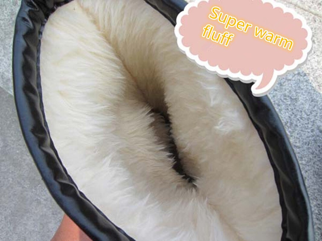 Fishing Waders Waterproof High Boots Non-slip Thick Soft PU Warm Villi Men Rain Snow Water Aqua Shoes Car Wash Garden Mud Wading