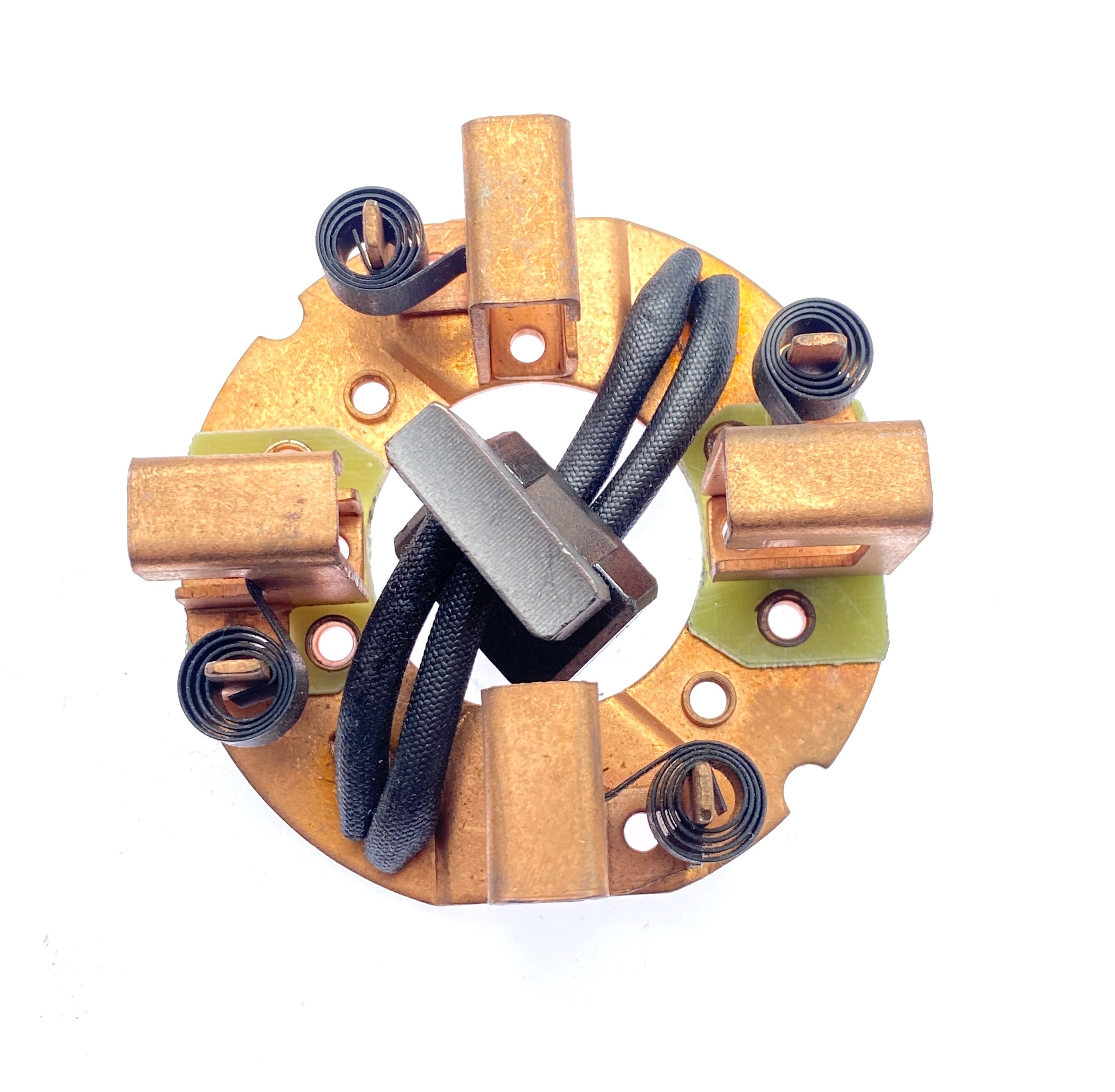 carbon brush holder assembly for iskra heavy truck starter motor: assembly