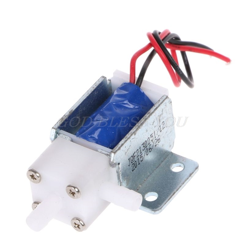12V Normally Open Electric Control Solenoid Discouraged Air Water Valve