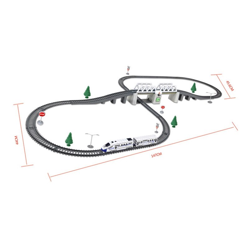 Bambini Rc Treni Modello di Treno Elettrico impostato Treni Ferrovia dei bambini impostato Treno Giocattolo Elettrico Ad alta velocità Ferroviaria Giocattoli per I Bambini