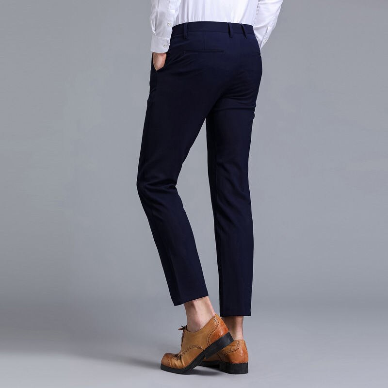 Mærke herre sommerudsalg jakkesæt bukser business casual bukser slanke lige bukser  l43