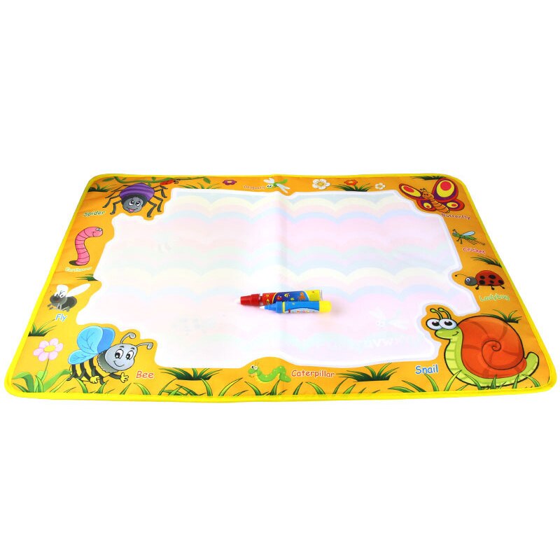 1 Pcs 50x36cm Kids Drawing Board Scratch Art Magic Water Drawing Mat Doodle Toy Kids Craft Water Painting with Water Pen: 2345