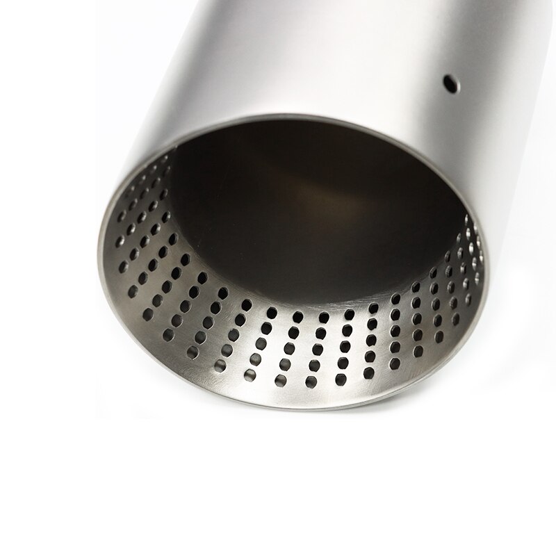 Embout de silencieux d'échappement universel GTI Golf 7 MK7, 57mm/60mm, 1 pièce, en acier inoxydable mat, pour voiture