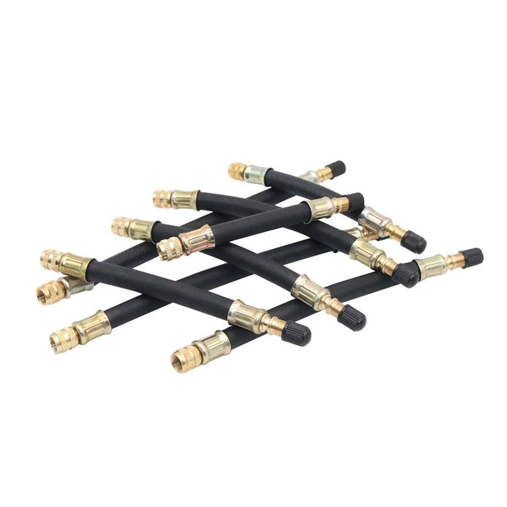 Opblaasbare Buis Verlengstuk Diverse Gevlochten Flexibele Slang Ventiel Rubber Slang Staaldraad Auto Wielen Band Ventiel Adapter