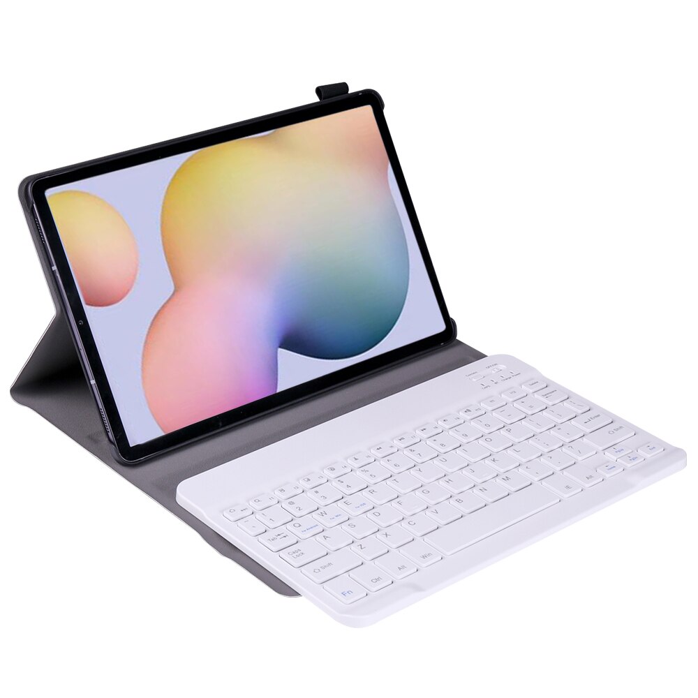 Voor Samsung Galaxy Tab S6 10.5 SM-T860 SM-T865 Wireless Bluetooth Keyboard Case Met Pen Houder Lederen Beschermhoes Tablet Cover