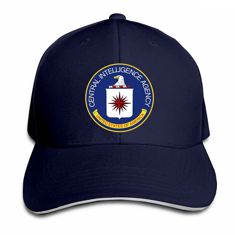 CIA Central Intelligence Agency USA Baseball cap men women Trucker Hats adjustable cap: 2-Navy