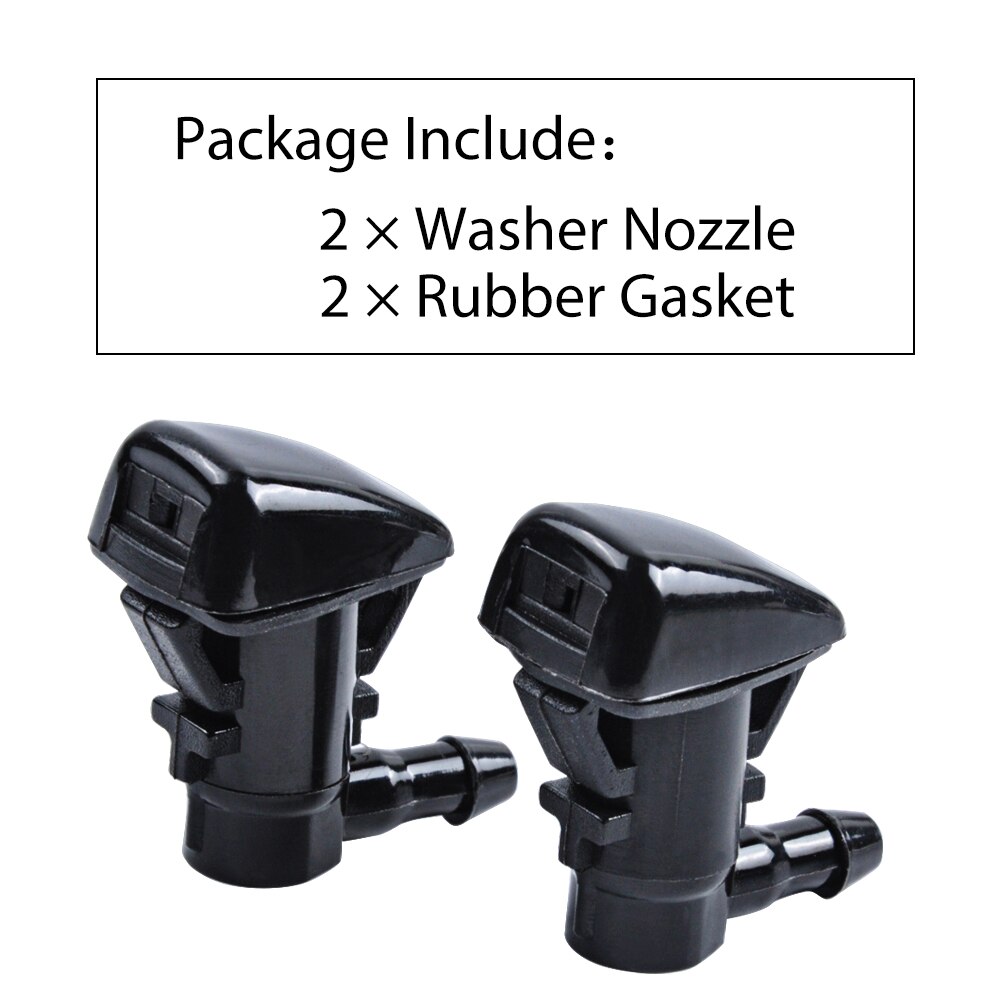 MIKKUPPA 2PCS Windshield Washer Nozzle for 2005 Chevy Malibu/ 2005 Pontiac G6/2007 Saturn Aura OEM:15247800