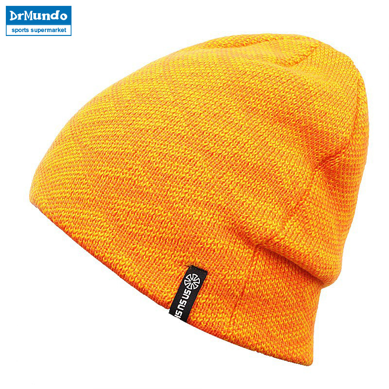 Vinter ski luer regnbue stripet ski lue unisex varm strikket menn snowboard lue beanies hofte hopp skullies til menn kvinner