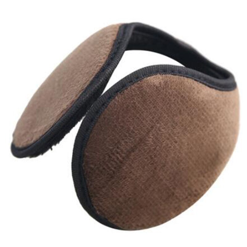 Unisex Solid Winter Earmuffs Women Men Ear Cover Protector Thicken Plush Soft Warm Earmuff Warmer Apparel Accessories: Auburn