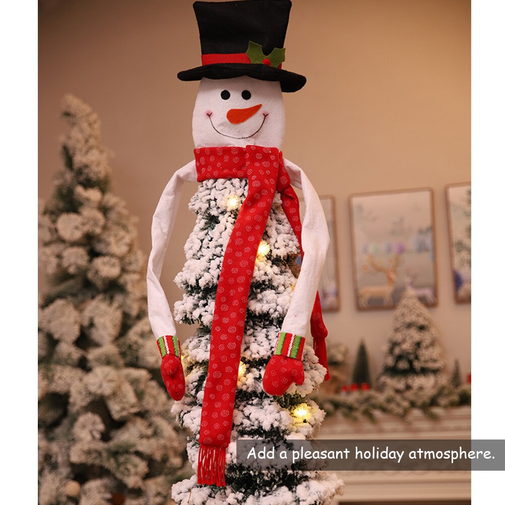 Kerstmissneeuwman Hugger Boom Topper Voor Jaar Kerstversiering Partij Ornamenten Kerst Decoraties Voor Huis