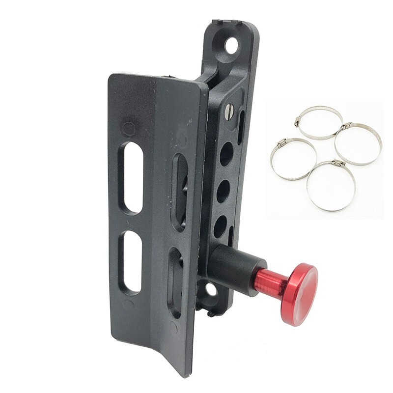 Brannslukningsutstyr flaskeholder for jeep wrangler polaris justerbar veltebøyle brannhylle jk tj cj rubicon ranger: Rød