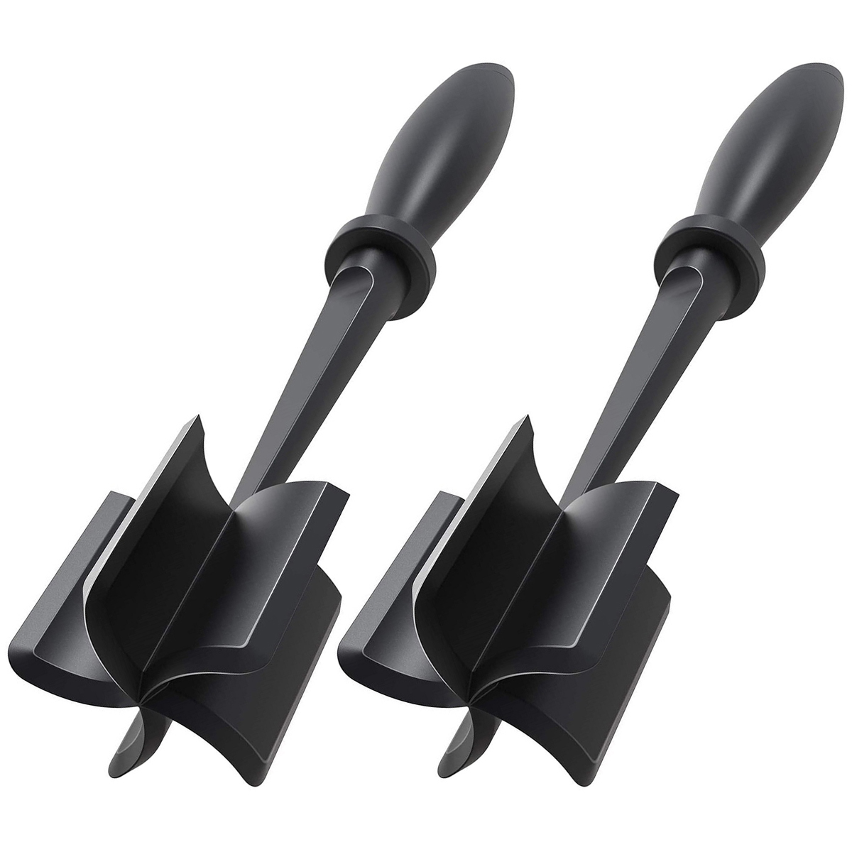 Multifunctional Meat Masher Heat Resistant Nylon Meat Chopper Tool Hamburger Chopper Potato Beef Separator Tool For Home Kitchen: Red