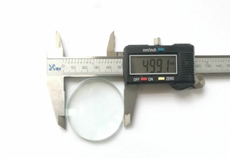 Diameter 50mm 61mm 69mm 75mm 100mm Optical Glass Condenser Convex Magnifying Glass Lens DIY 2X 3X Magnifier Lenses: Dia. 50mm