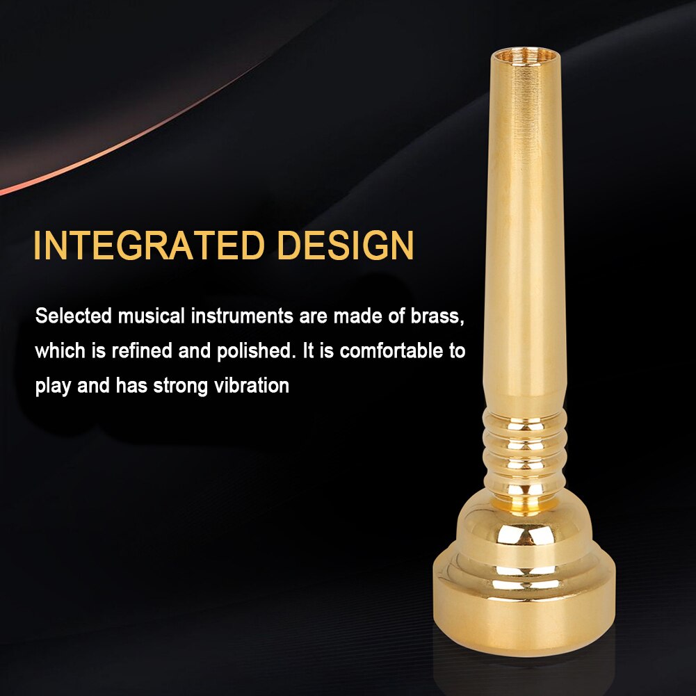 Musical Instrument Accessory 17C Size Brass Trumpet Mouthpiece Musical Instrume... – Vicedeal