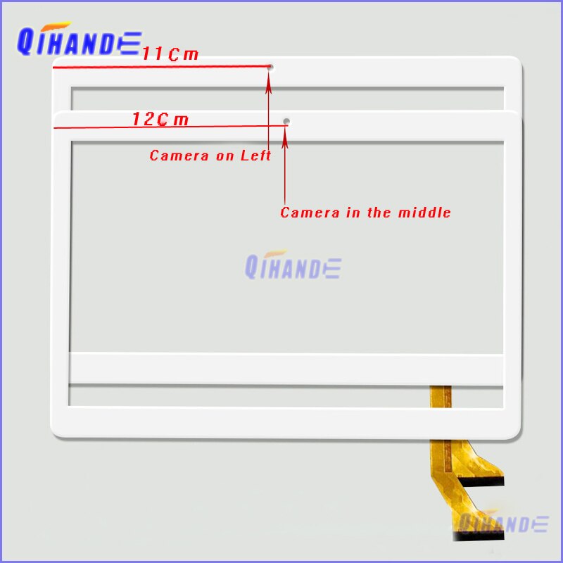 Nuovo 10.1 ''pollici per ZY-1002A/ ZY-1001 Tablet PC pannello frontale Touch Screen Digitizer sensore sostituzione vetro compresse Touch Panel