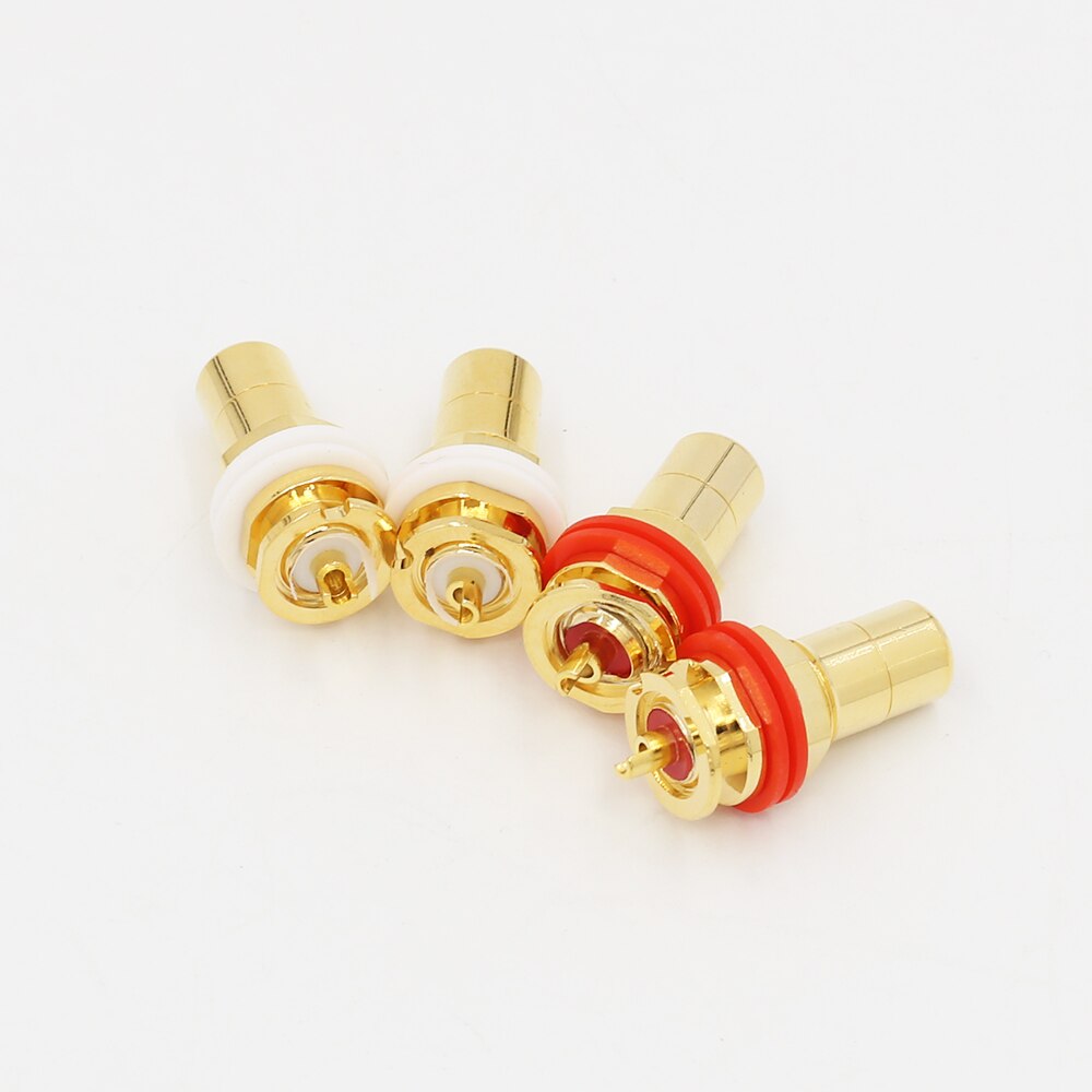 Hifi Audio RCA Socket brass Gold Plated RCA Socket HIFI RCA Socket RCA Female Socket Connector