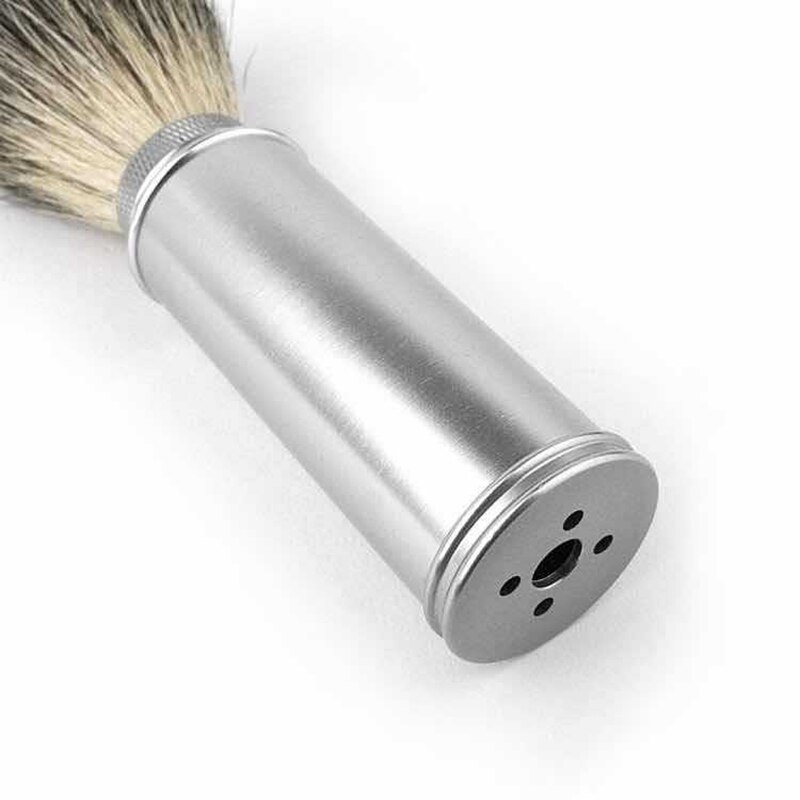 Shave Brush Pure Nylon with Resin Handle and Metal Brush Supplies Vintage Hand-Crafted Shaving Brush