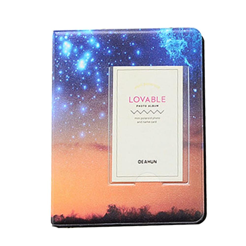 64 Zakken Photo Film Album Sterrenhemel 4 Kleur Voor Fujifilm Instax Mini 9, mini 8 7S 50 90 Fuji Instax Mini Films Fotopapier: Starry Sky