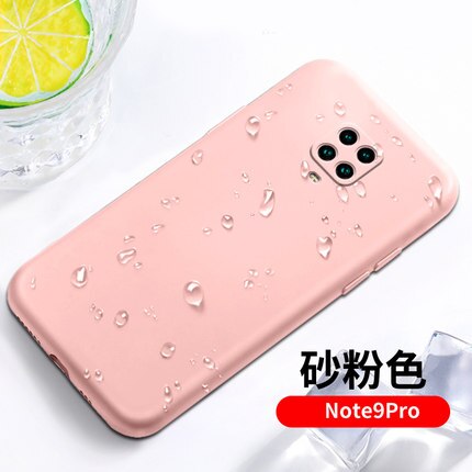 Voor Xiaomi Redmi Note 9S Case Zachte Vloeibare Siliconen Slim Skin Beschermende Cover Case Voor Xiaomi Redmi Note 9 Pro Max Note9S: For Redmi Note 9 Pro / pink