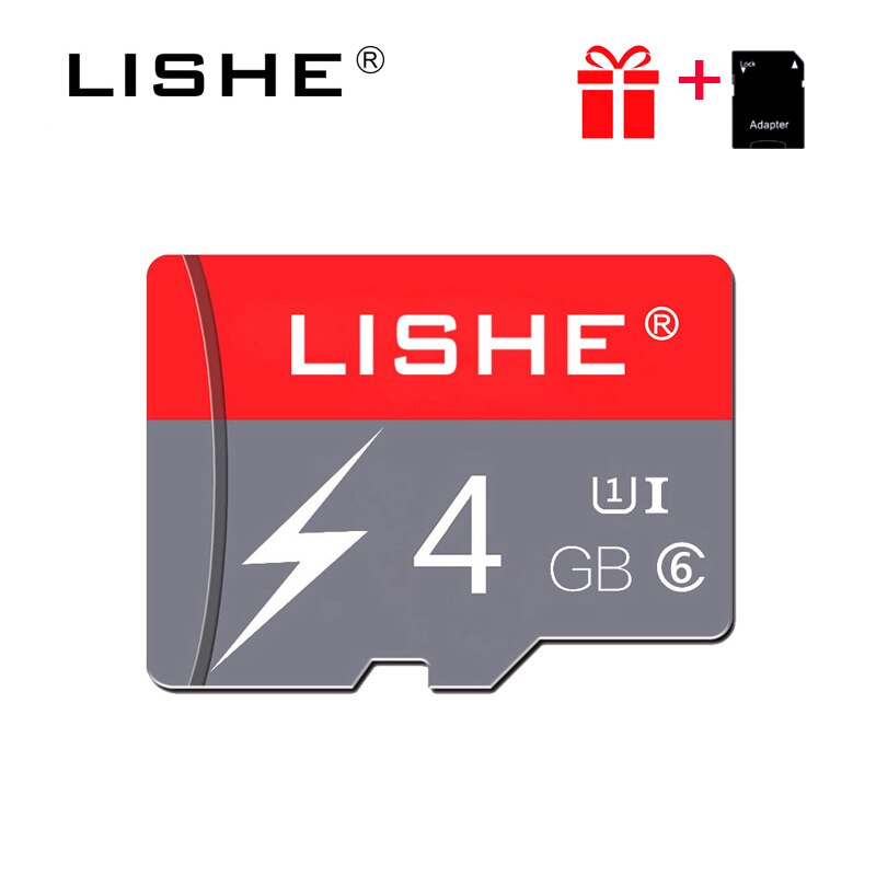 Gratis sd-adapter micro sd-geheugenkaart 128gb geheugenkaarten 64gb kaarten 32gb kaarten  sd 16gb micro sd 8gb kaart voor telefoon: 4gb klas 6