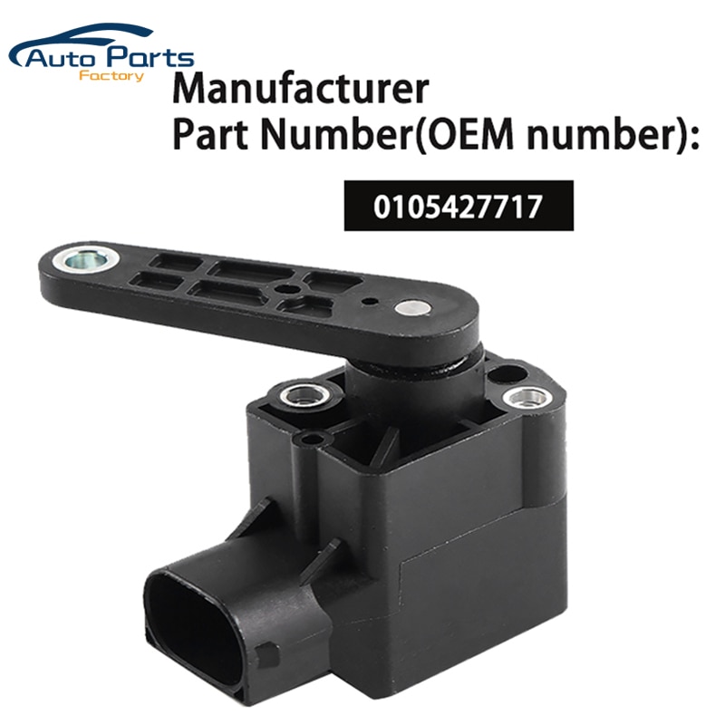 Suspension Height Level Sensor 0105427717 Compatible For Mercedes-Benz W221, W164, W220, W211, E-Class, S-Class, ML, GL, R-Class (2000-2012) - Replaces OEM 37146784696