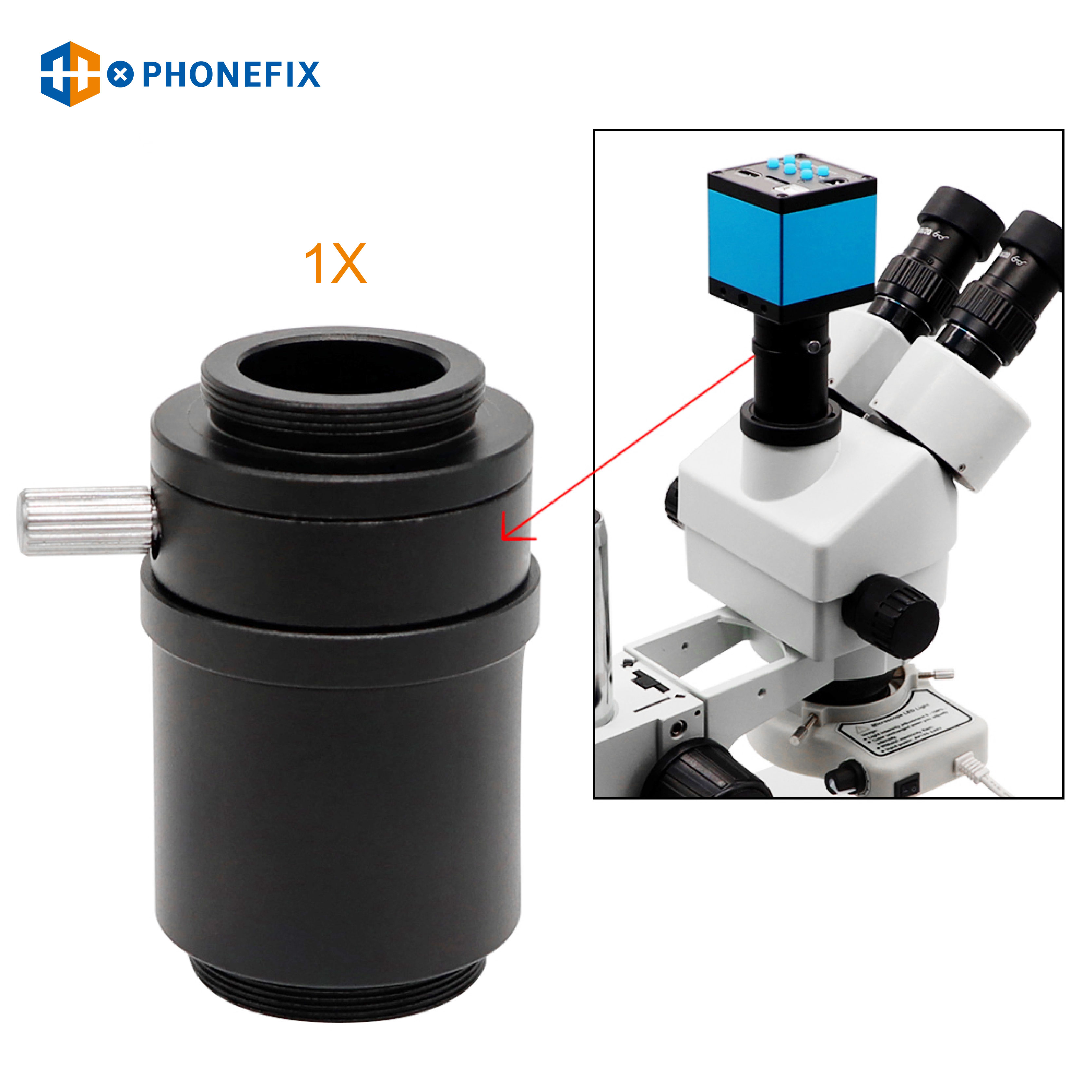 SZMC TV1/2 TV1/3 CTV C-Mount Adapter for Microscope Industrial Digital Trinocular Microscopio Camera Replacement Accessories