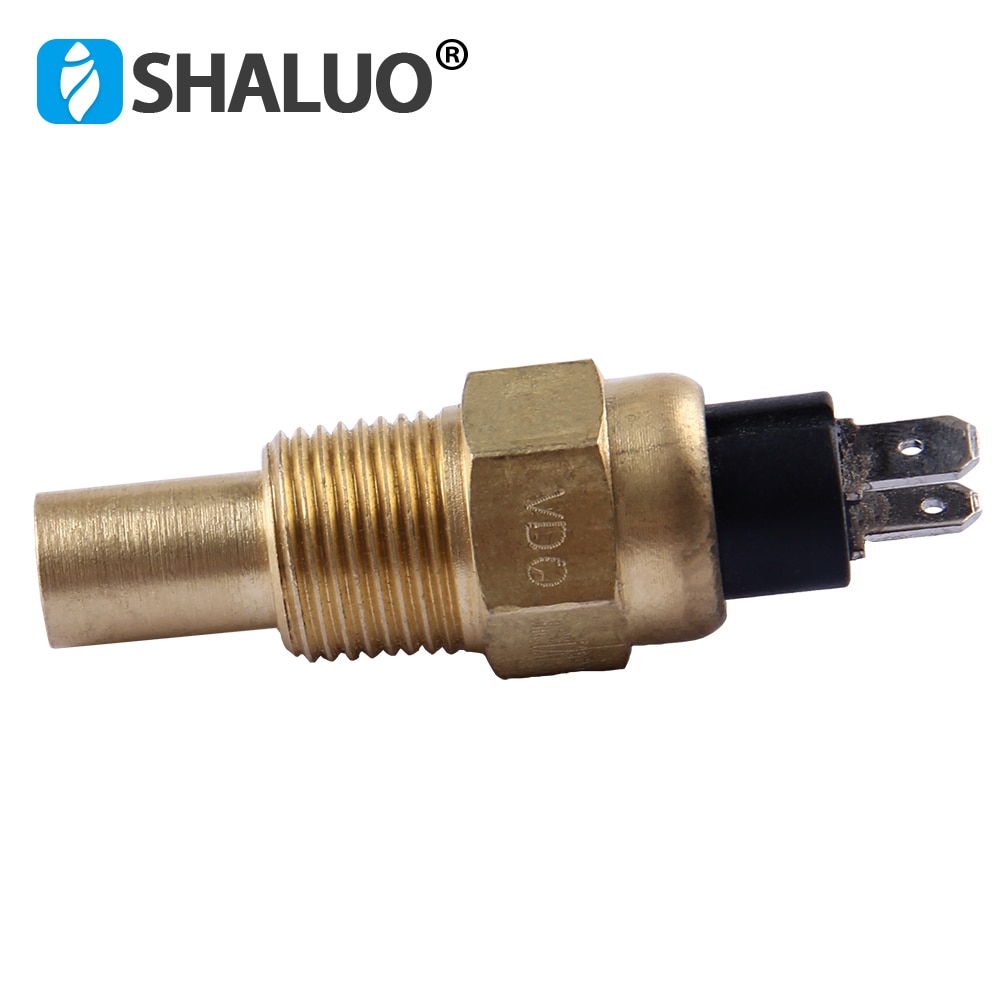 Universal diesel engine Water Temperature sensor 17mm screw VDO 3/8NPT brass generator part alarm electric liquid sensor 12v24v