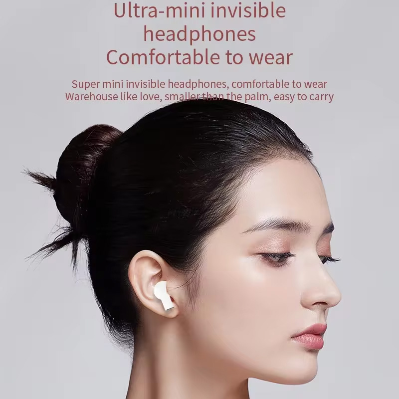 K520 Wireless Earbuds Stereo Earphones With Rotatable Love Heart Shaped Charging Case Low Latency Headphones For Phone Tablet