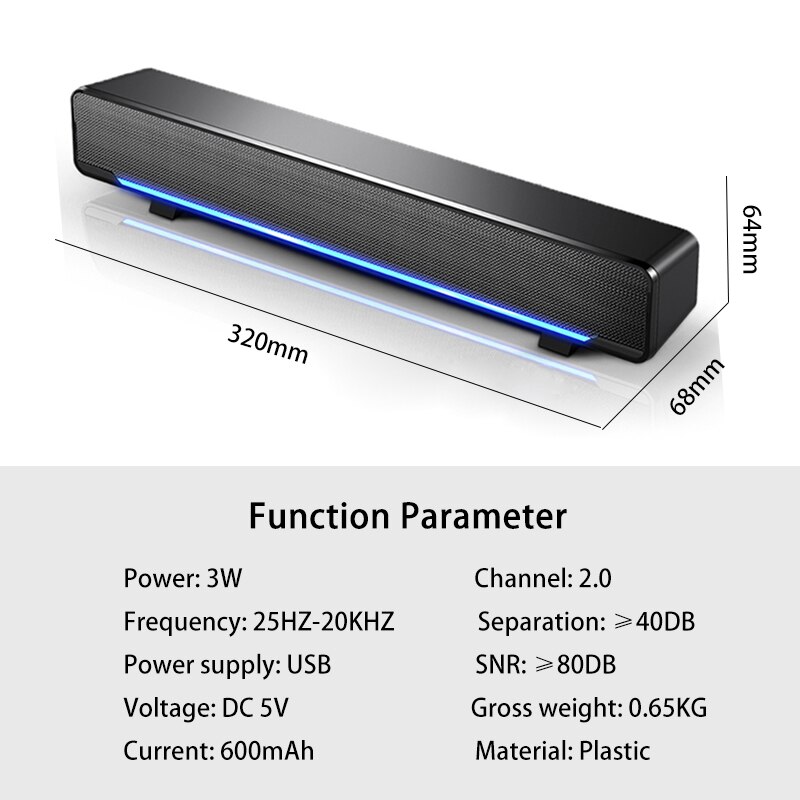 Soundbar TV LED Altavoces Bluetooth Speakers Home Theatre System Subwoofer Barra De Sonido Para tv Caixa De Som Amplificada Sono