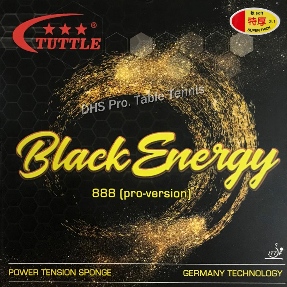 Tuttle Black Energy 888 Germany Cake Sponge 40+ Table Tennis rubber, ping pong rubber