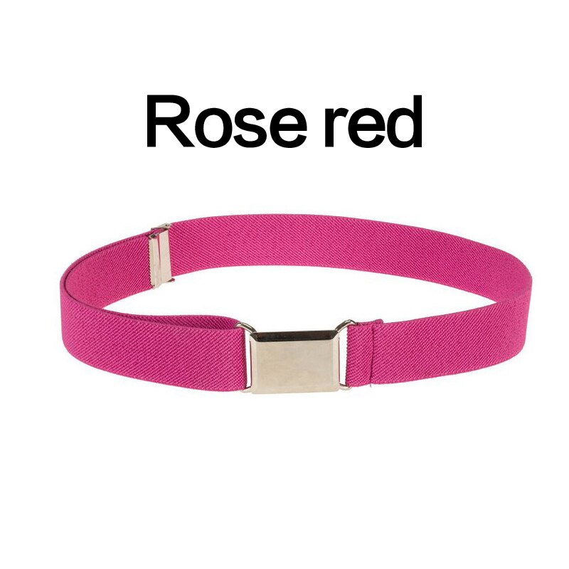 Verstelbare Riem Voor Kids Kinderen Stretch Elastische Canvas Tailleband Jongens Meisjes Gespen Broek Broek Riem Riemen: I