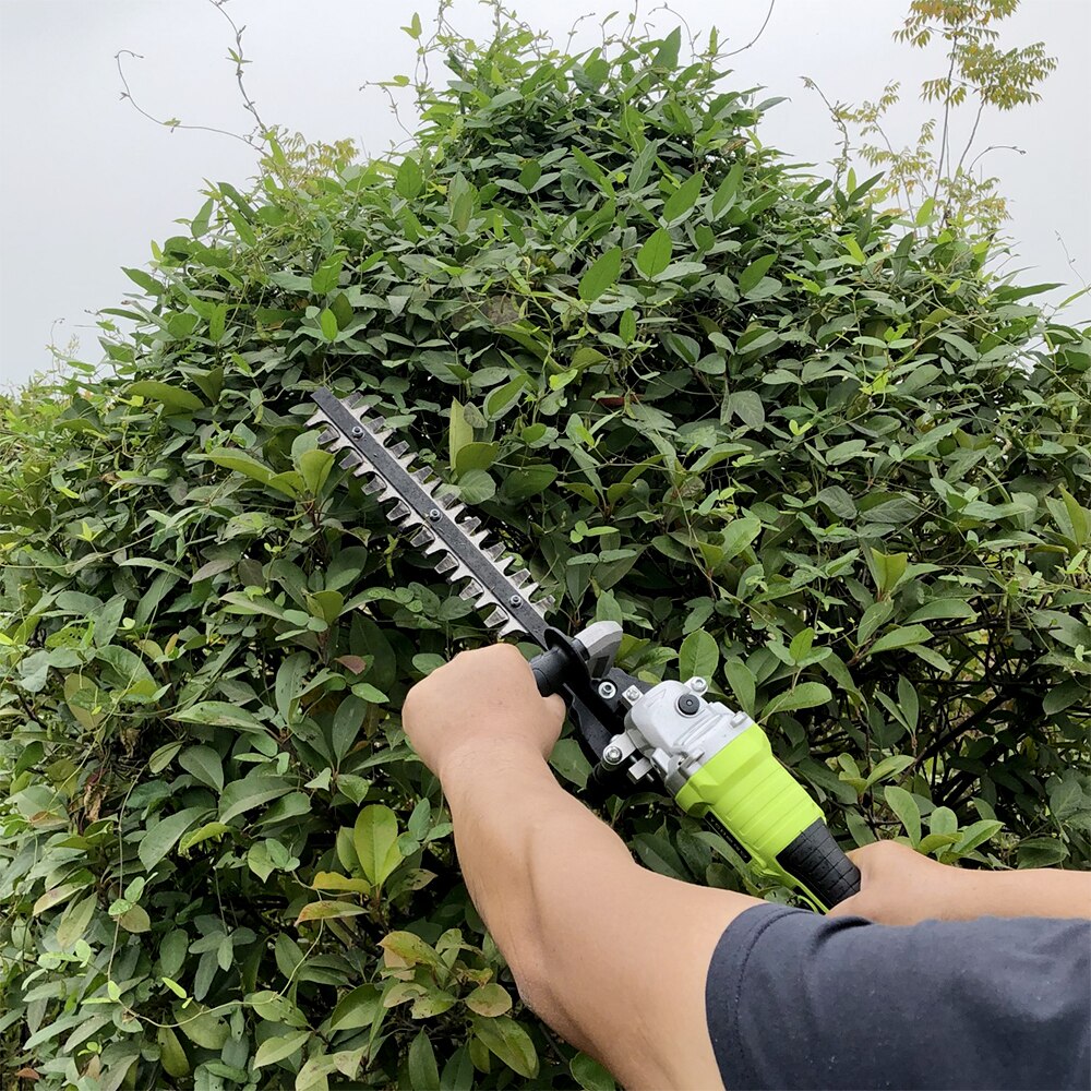 ALLSOME 45CM Portable Hedge Trimmer Adapter Attachment Angle Grinder To Hedge Trimmer Working Head Garden Removable Accessories