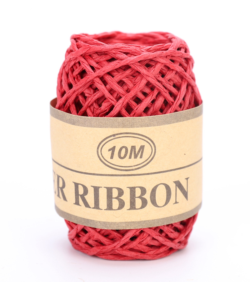 Raffia-garen voor breien en haken, lintdraden voor geschenkverpakking, touwambachten, doe-het-zelf, 7 strengen, 70 m,: Antiek Zilver