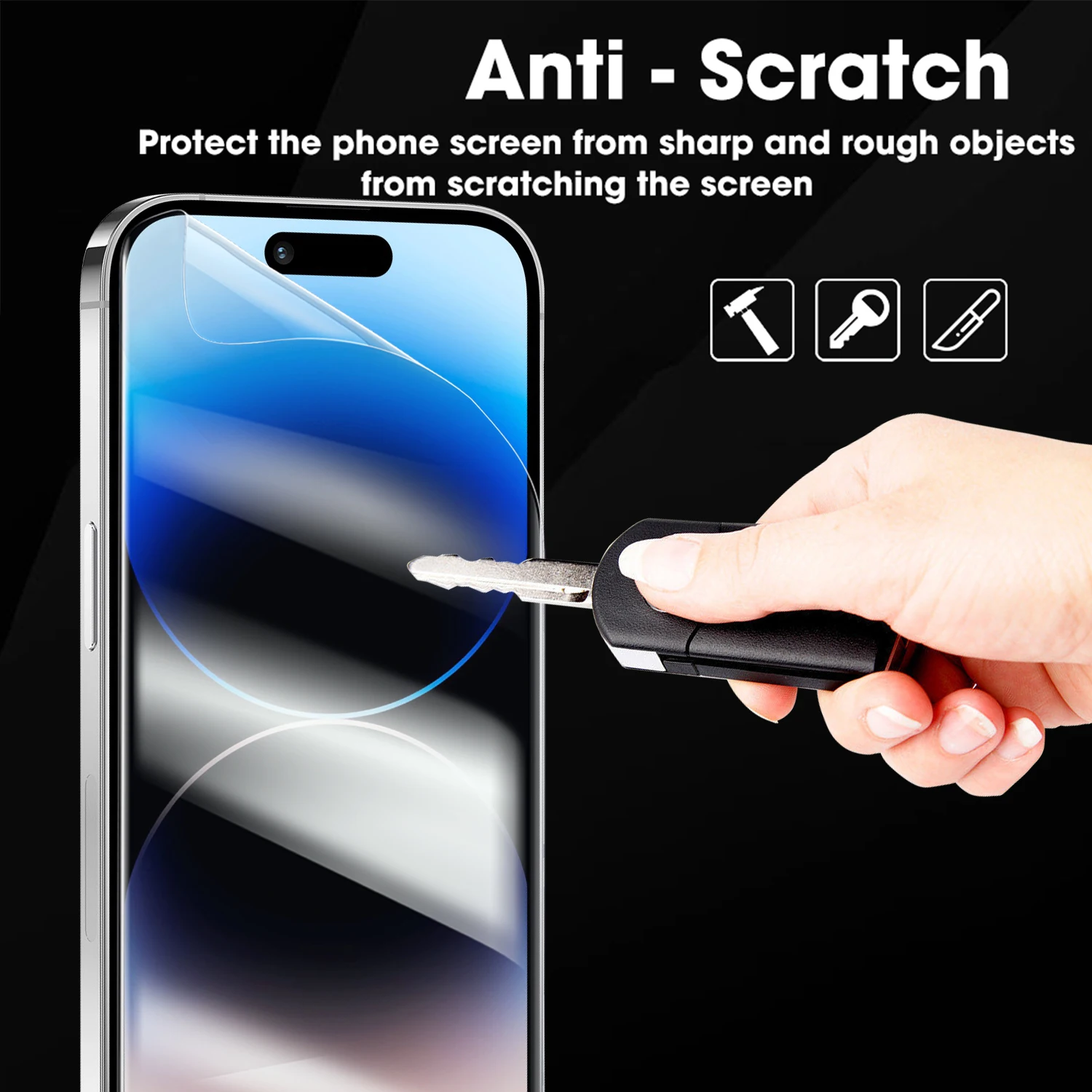 Full Cover HD Clear Screen Protector For iPhone17 17Air 17Pro Max Screen Protection Soft TPU Hydrogel Films For iPhone 17