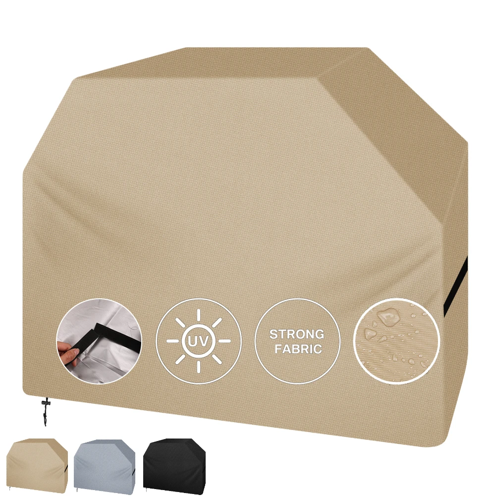 Grillabdeckung S/L, wasserdicht, UV-beständig, Gasgrillabdeckung für Outdoor-Grill, Charbroil, Grillschutz, Tuch, Grillzugang